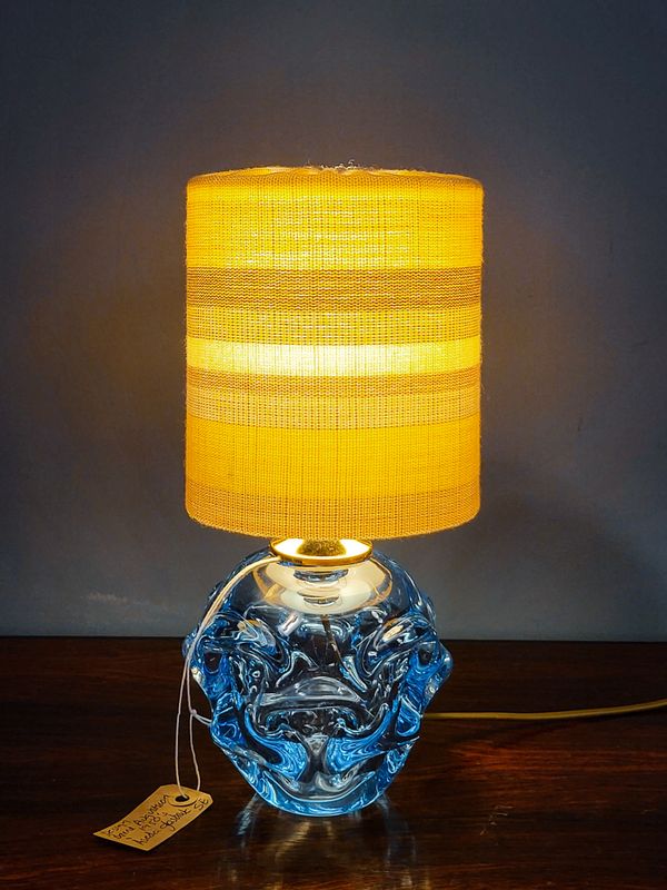 Conrad bordlampe vintage Åseda glasbruk